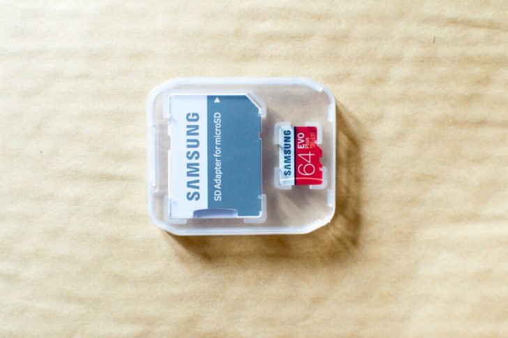 Samsung microSDXCカード 64GB EVO Plus レビュー