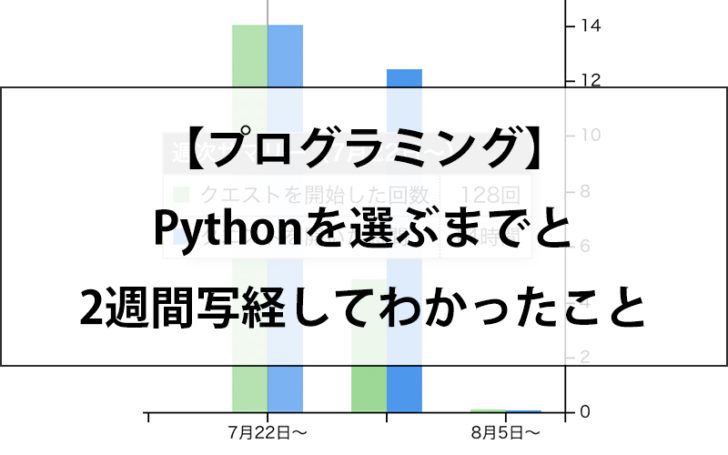 Pythonプログラミング初心者